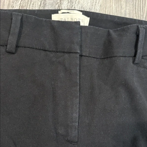 Talbots Black Curvy Straight Leg Pants - Picture 9 of 10